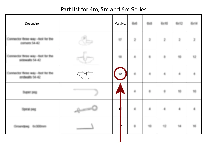 2-vägs montering för bottenram, Ø42mm - Image 3