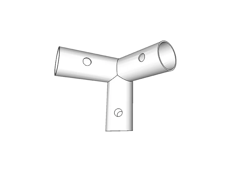 3-vägs montering, Ø42+Ø54mm, 120° - Image 2