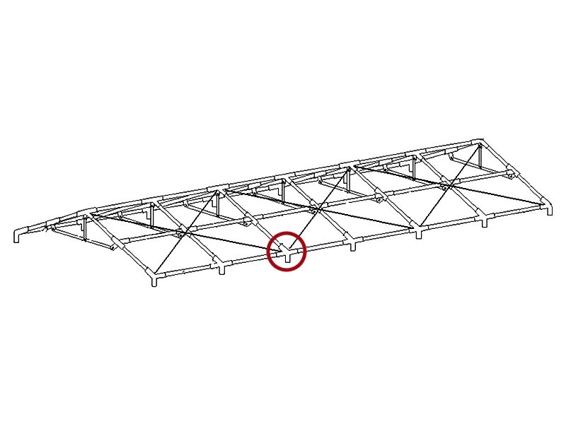 4-vägs montering, Ø42+Ø54mm, 110° - Image 3