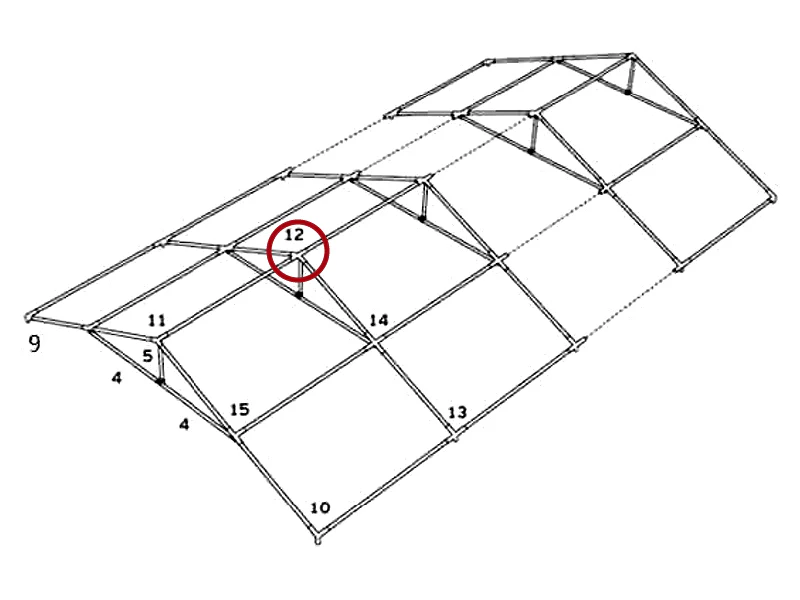 4-vägs montering, Ø42+Ø54mm,140° - Image 7