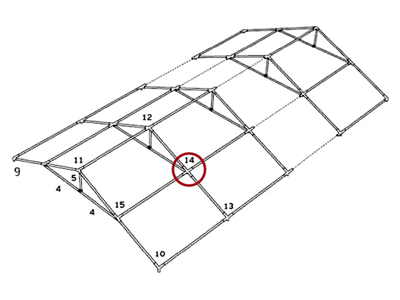 4-vägs montering, Ø42+Ø54mm,180° - Image 4