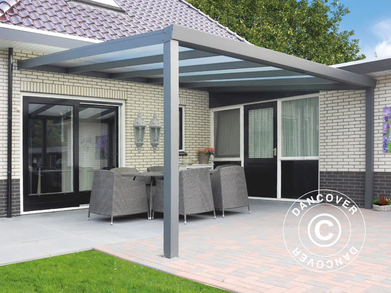 Altantak Expert med polykarbonattak, 3x4m, Antracit - Image 2