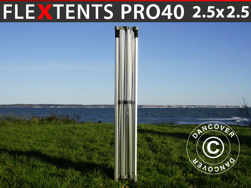 Aluminiumram för snabbtält FleXtents PRO 2,5x2,5m, 40mm