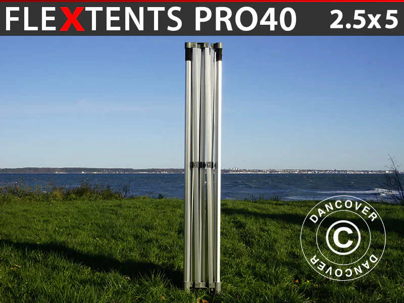 Aluminiumram för snabbtält FleXtents PRO 2,5x5m, 40mm