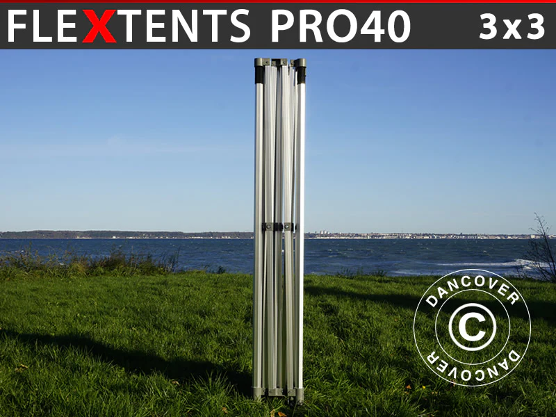 Aluminiumram för snabbtält FleXtents PRO 3x3m, 40mm
