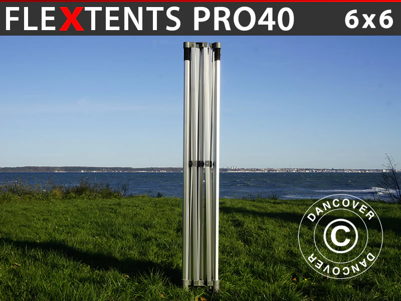 Aluminiumram för snabbtält FleXtents PRO 6x6m, 40mm