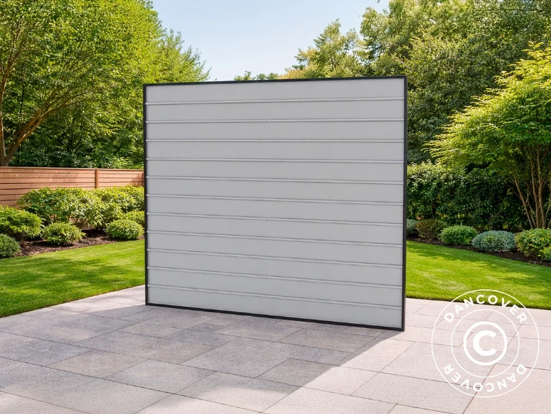Bakpanel till förlängning för metall redskapsbod, 2,03x1,84m, ProShed®, Antracit - Image 4