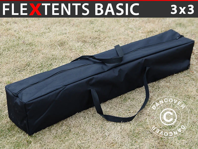 Bärväska, FleXtents Basic 3x3m, Svart