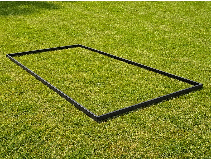 Bas för växthus 11,8m², 2,38x4,81x0,07m, Svart - Image 2