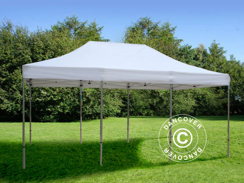 Besökartält FleXtents PRO 4x6m Vit, inkl. 8 sidoväggar och 1 transparent skiljevägg - Image 12