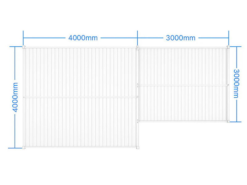 Bioklimatisk pergola paviljong San Pablo Alu+, 3x3m, 4x4m, Vit, 2 st. - Image 6