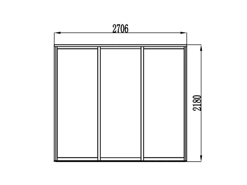 Bioklimatisk pergola paviljong San Pablo Alu+ m/skjutdörrar, 3x5,8m, Svart/Vit - Image 5
