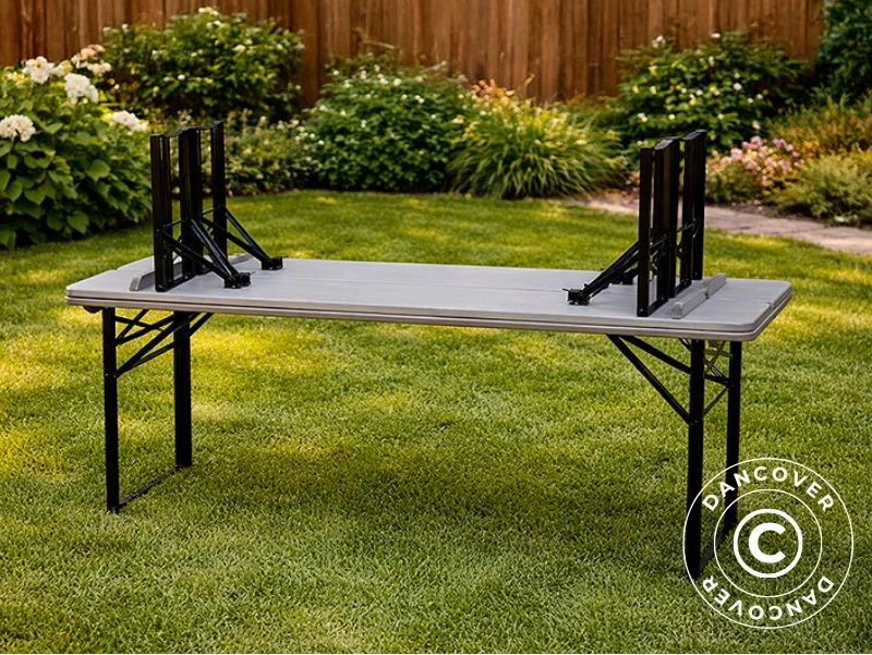 Bord och bänkset, 167x50x75cm, Grå - Image 5