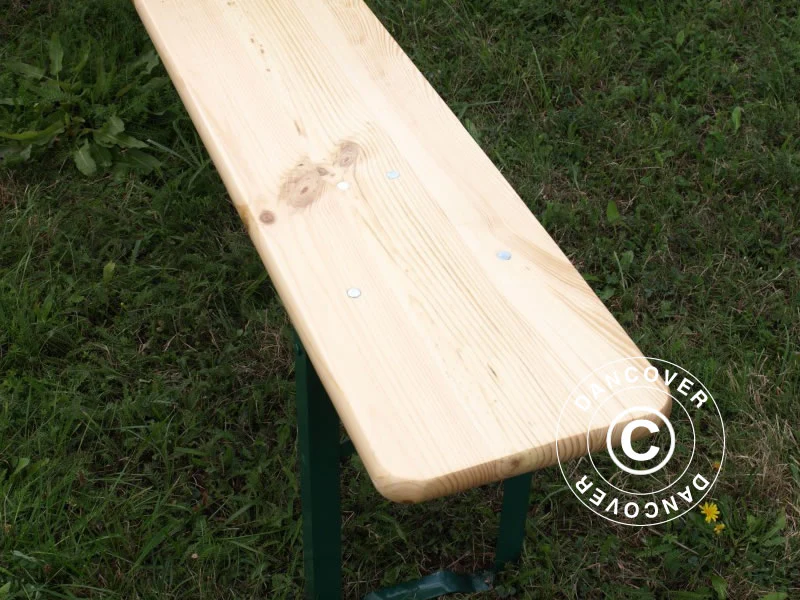 Bord och bänk set PRO 180x60x78cm, Ljust trä - Image 2