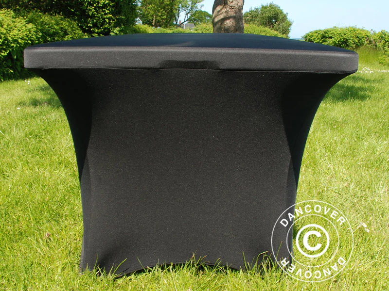 Bordsöverdrag med stretch 183x75x74cm, Svart - Image 10