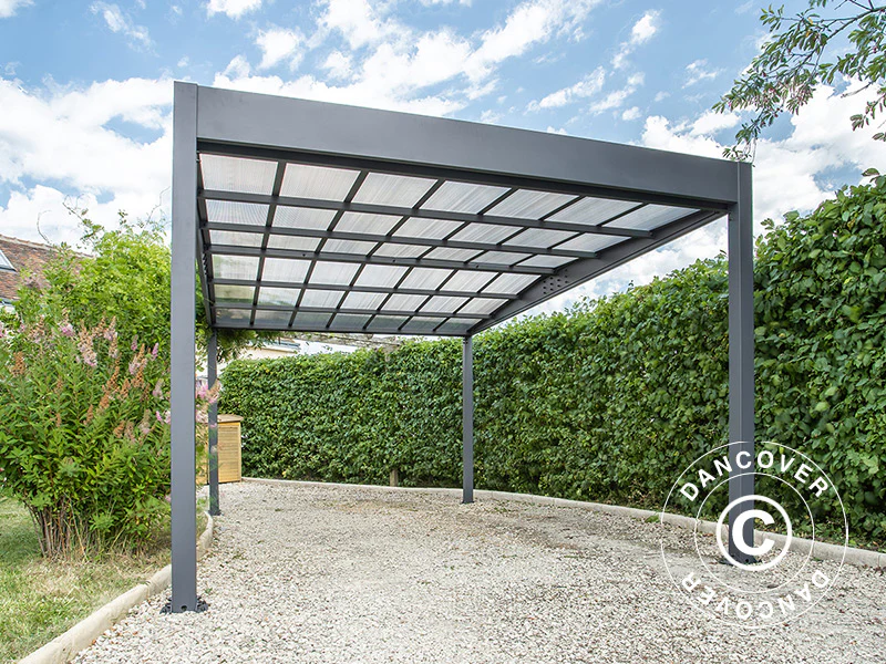 Carport Libeccio, 3,26x5,09x2,34m, Antracit - Image 6