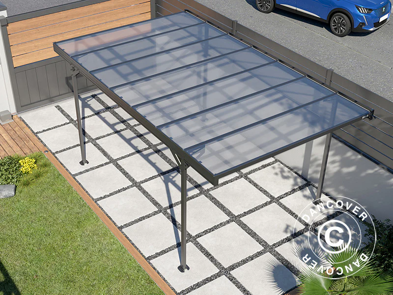 Carport Mistral, 3,09x5,09x2,27m, Antracit - Image 5