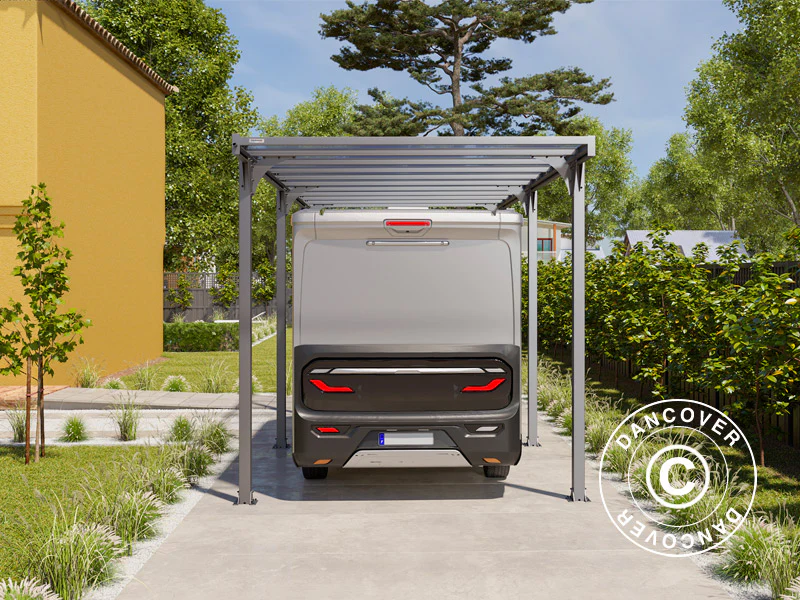 Carport XL, Hegoa 20, 3,17x7,19x3,17m, Antracit - Image 2