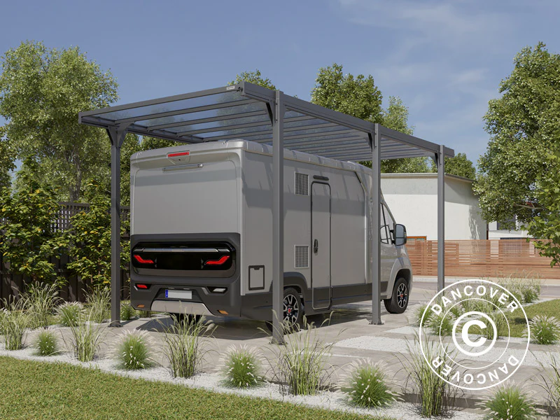 Carport XL, Hegoa 20, 3,17x7,19x3,17m, Antracit - Image 3