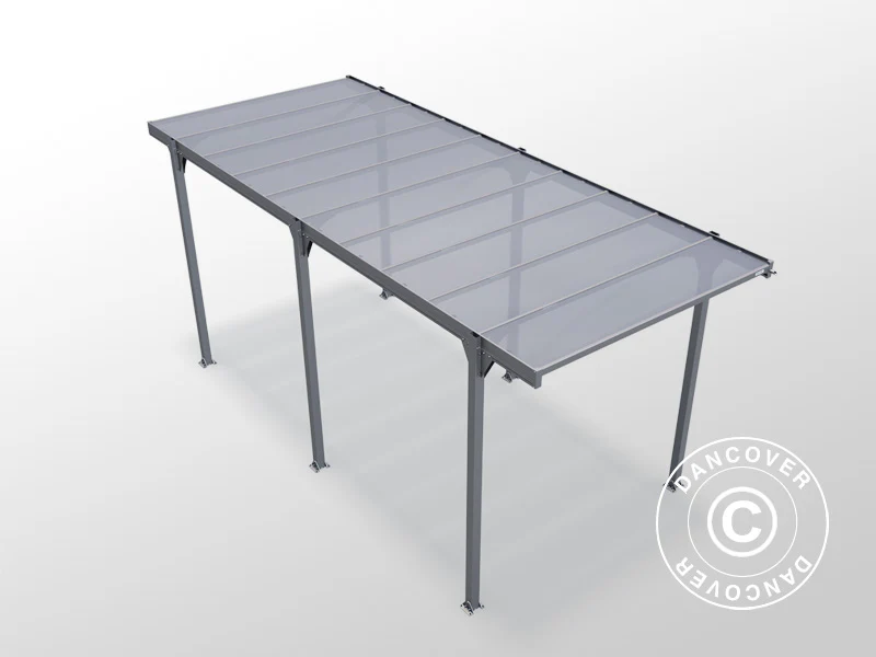 Carport XL, Hegoa 20, 3,17x7,19x3,17m, Antracit - Image 6