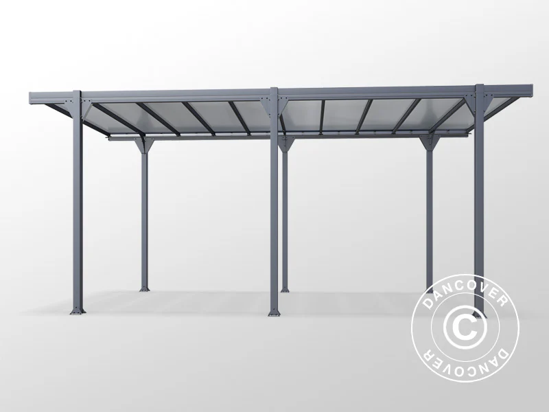 Carport XL, Hegoa 20, 3,17x7,19x3,17m, Antracit - Image 8