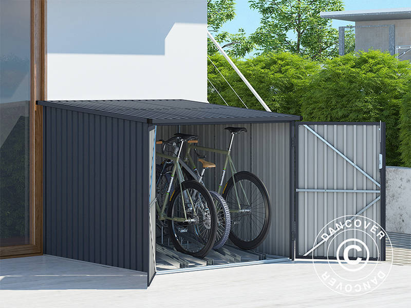 Cykelförvaring 2,03x1,98x1,57m, 4,02m², ProShed®, Antracit - Image 2