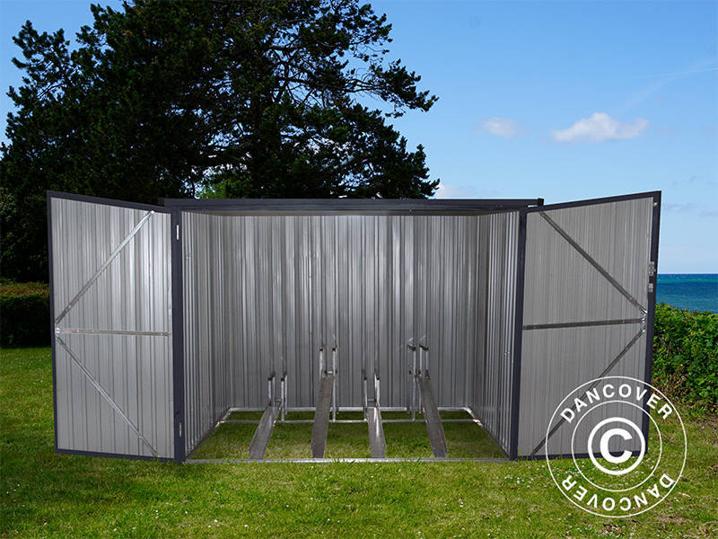 Cykelförvaring 2,03x1,98x1,57m, 4,02m², ProShed®, Antracit - Image 3