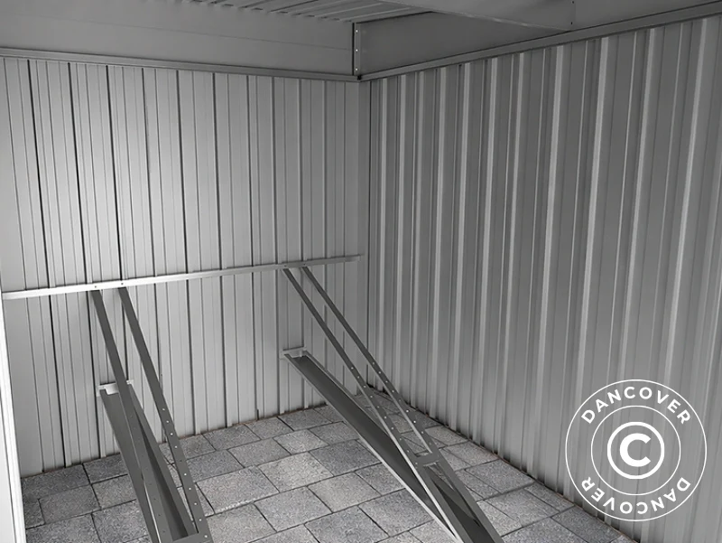 Cykelskjul 1,38x2,17x1,65m, ProShed®, 2,99m2, Antracit - Image 3