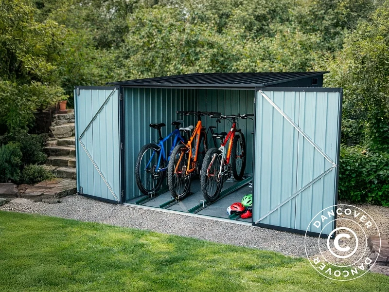 Cykelskjul 2,06x2,04x1,63m, 4,2m2, ProShed®, Antracit - Image 2