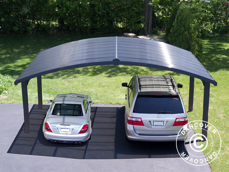 Dubbel carport Arizona, 5,78x4,95m, Palram/Canopia, Grå - Image 2