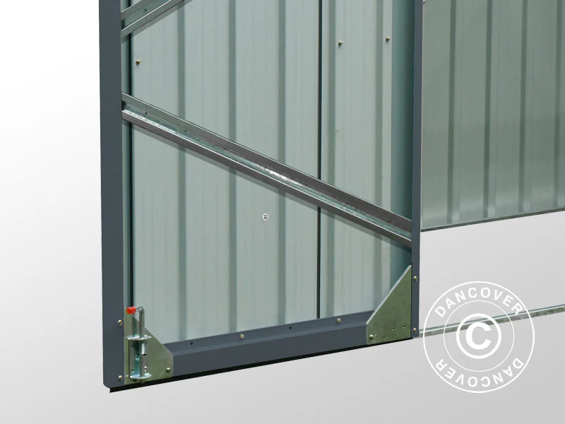 Dubbelt soptunneskydd 1,58x1,01x1,34m, 1,6m², Antracit - Image 7