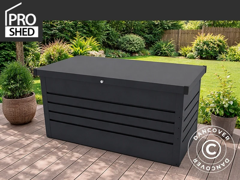 Förvaringslåda för trädgården, 348 L, 0,61x1,2x0,62m, ProShed®, Antracit