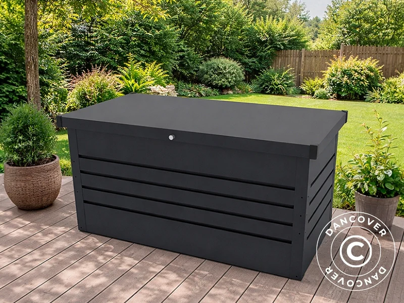Förvaringslåda för trädgården, 348 L, 0,61x1,2x0,62m, ProShed®, Antracit - Image 2
