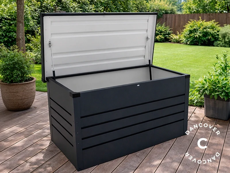 Förvaringslåda för trädgården, 348 L, 0,61x1,2x0,62m, ProShed®, Antracit - Image 3