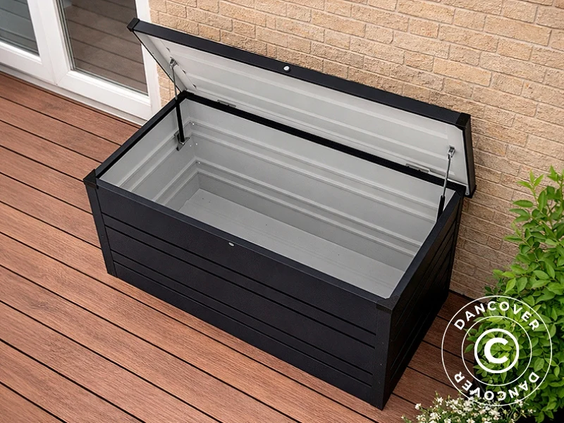 Förvaringslåda för trädgården 548 L, 0,68x1,36x0,73m, ProShed®, Antracit - Image 3