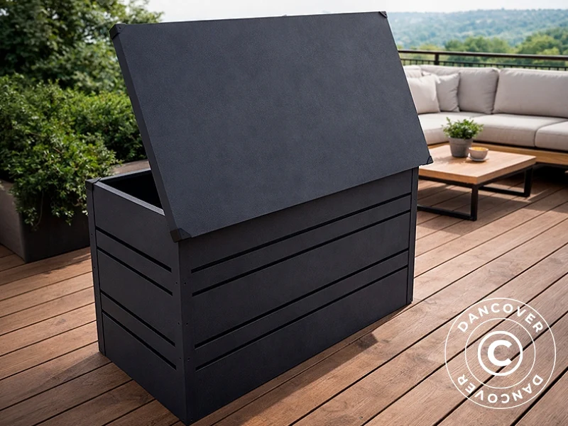 Förvaringslåda för trädgården 548 L, 0,68x1,36x0,73m, ProShed®, Antracit - Image 4