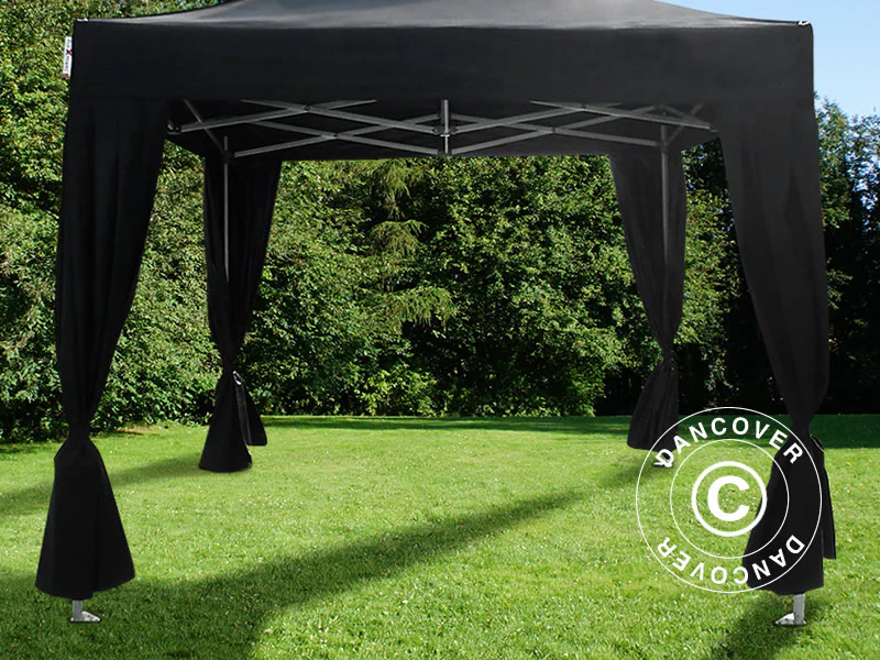 FleXtents gardiner, Svart, 2 st.