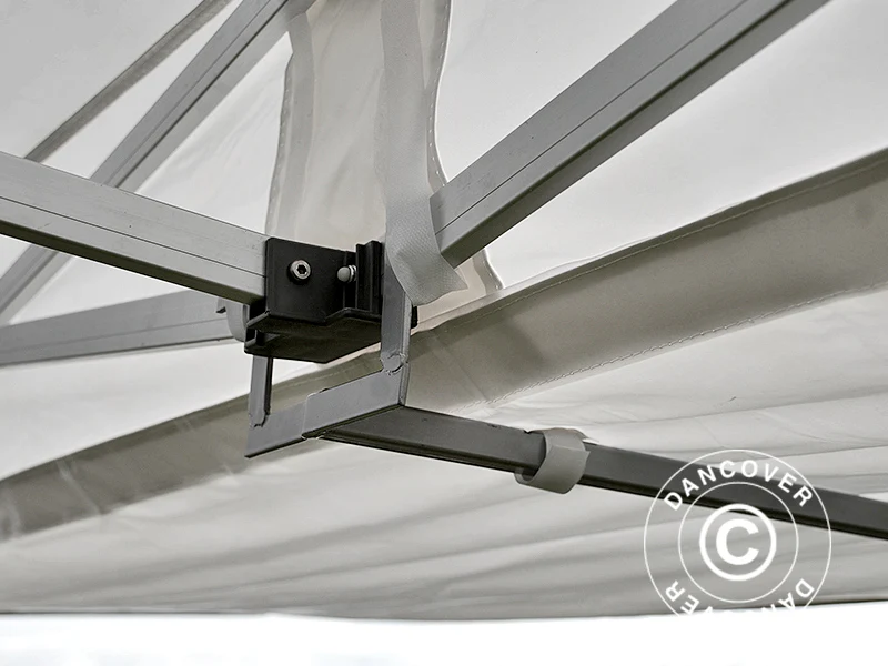 FleXtents PRO 3m utskjutande tak, Vitt med anslutare - Image 5