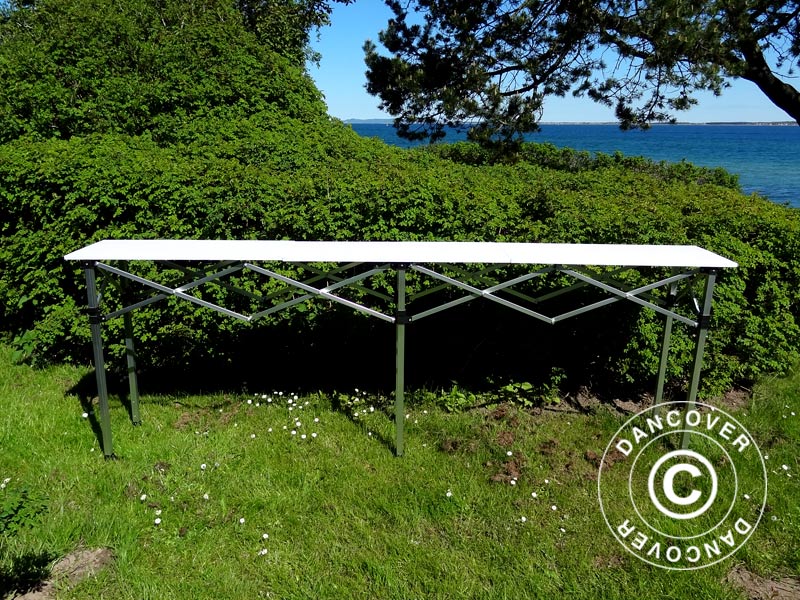 FleXtents PRO fällbord, 3m, Vit - Image 3