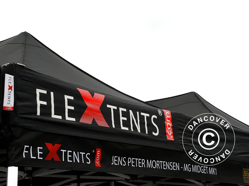 FleXtents® Snabbtältsbanderoll med tryck, 3x0,2m - Image 4