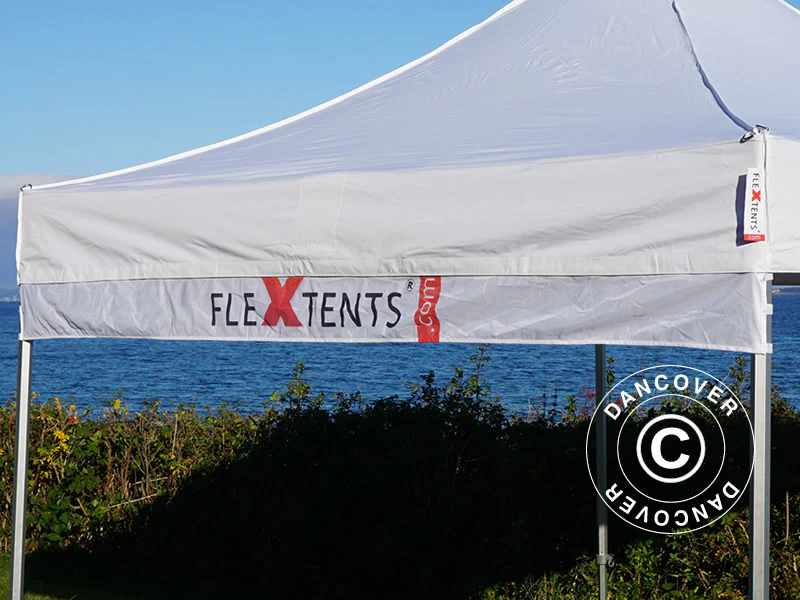 FleXtents® Snabbtältsbanderoll med tryck, 3x0,2m - Image 9