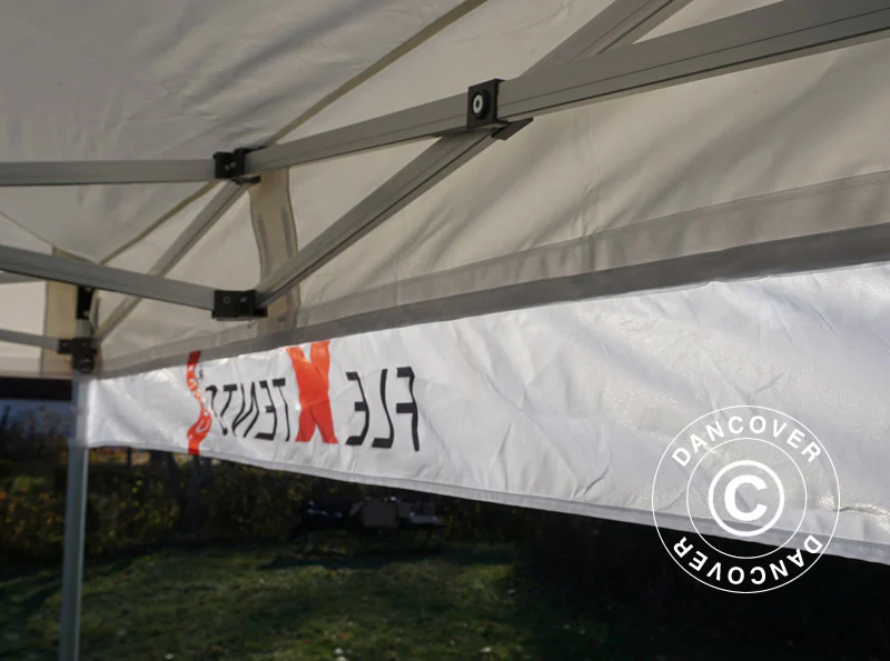 FleXtents® Snabbtältsbanderoll med tryck, 4x0,2m - Image 12