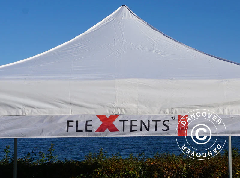 FleXtents® Snabbtältsbanderoll med tryck, 4x0,2m - Image 8