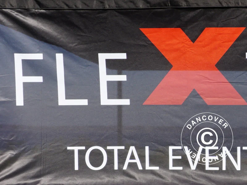 FleXtents® Snabbtältsbanderoll med tryck, 4x1m - Image 3