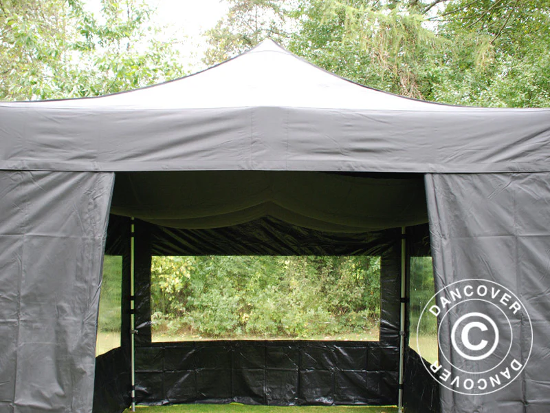 FleXtents Tak drapering, Svart, till 3x3m Snabbtält - Image 6