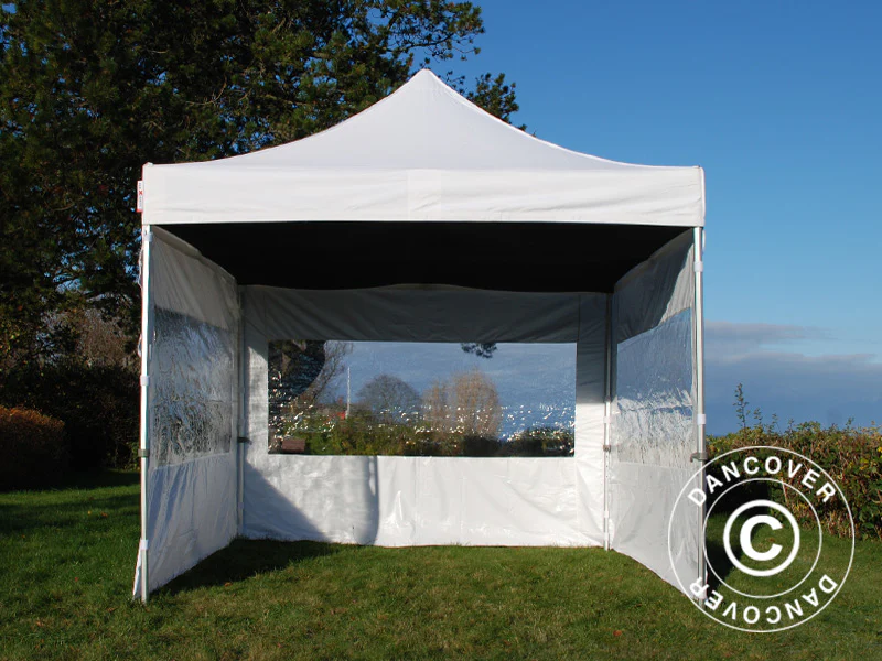 FleXtents Tak drapering, Svart, till 4x4m Snabbtält - Image 12