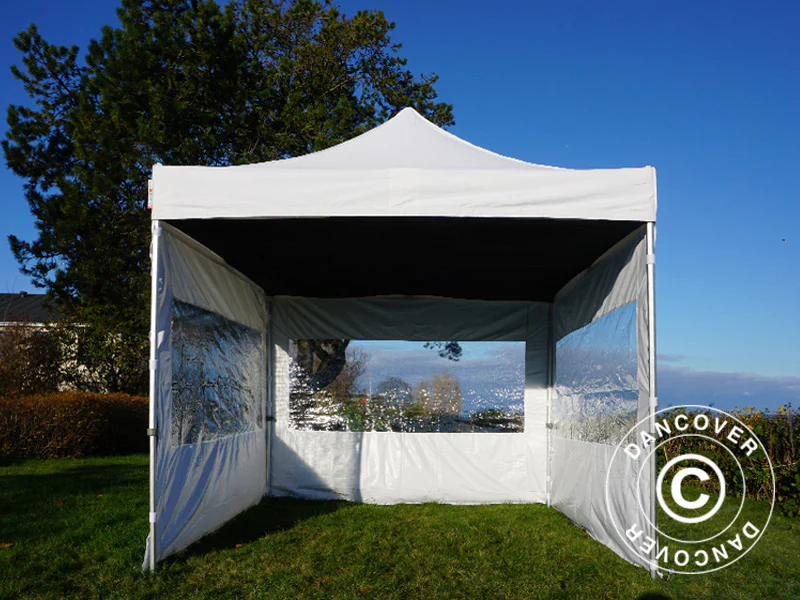 FleXtents Tak drapering, Svart, till 4x4m Snabbtält - Image 4