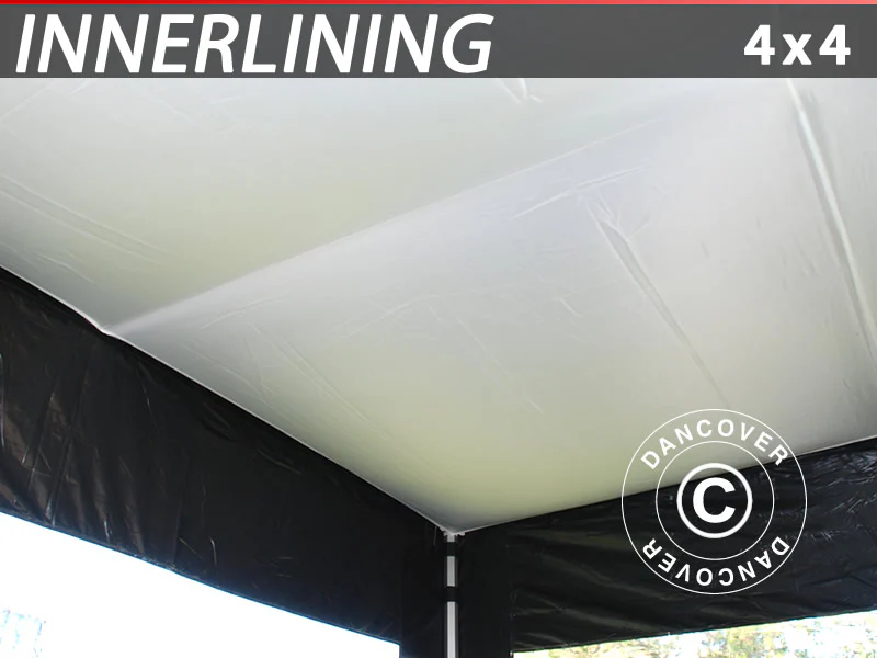 FleXtents Tak drapering, Vitt, till 4x4m Snabbtält