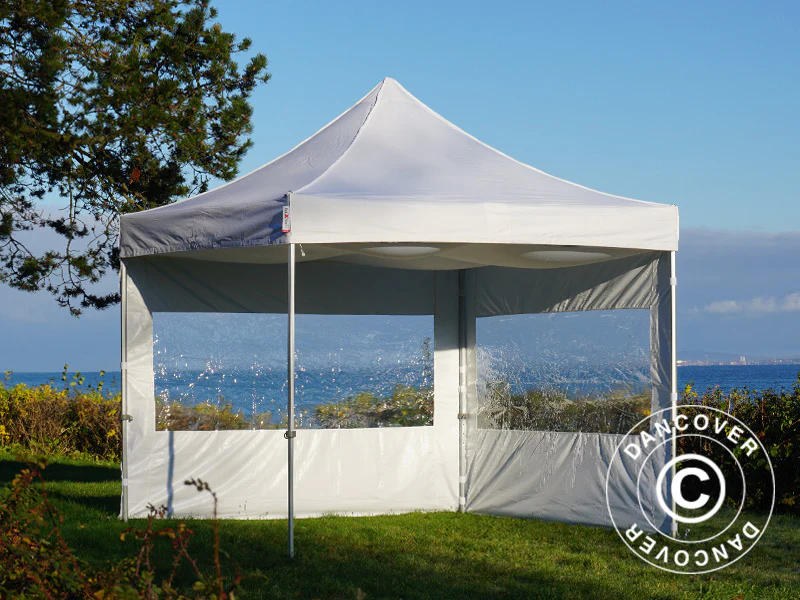 FleXtents Tak drapering, Vitt, till 4x4m Snabbtält - Image 14