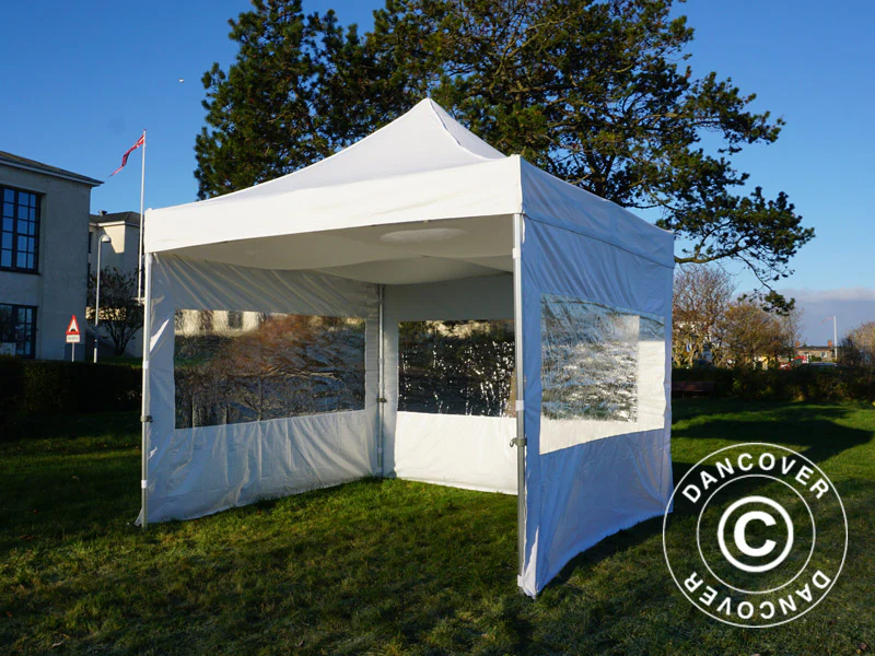 FleXtents Tak drapering, Vitt, till 4x4m Snabbtält - Image 21
